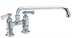 Thumbnail image #1 for Krowne Royal Series Deck Mount Manual Faucet with 6-Inch Swing Spout