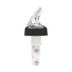 Thumbnail image #1 for Bar Maid Premium Measured Liquor Pourer, 1-1/4 oz, Clear, Black Collar, 12-Pack