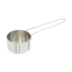 Thumbnail image #1 for Winco MCPL-100C Stainless Steel Measuring Cup, 1-Cup Capacity, 6-Inch Wire Handle Case of 12