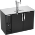 Thumbnail image #1 for Beverage-Air 48-Inch Wide Direct Draw Draft Beer Cooler with Dual Faucet Tower, 2-Door, 2-Keg Capacity