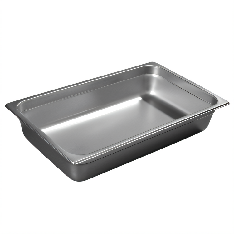 Product image #1 for Carlisle DuraPan Full-Size Solid Steam Table Pan, 4-Inch Deep, 24 Gauge 18/8 Stainless Steel