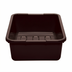 Thumbnail image #1 for Cambro Cambox 15 x 20 Inch Dark Brown Hi-Gloss Plastic Bus Box with Handle