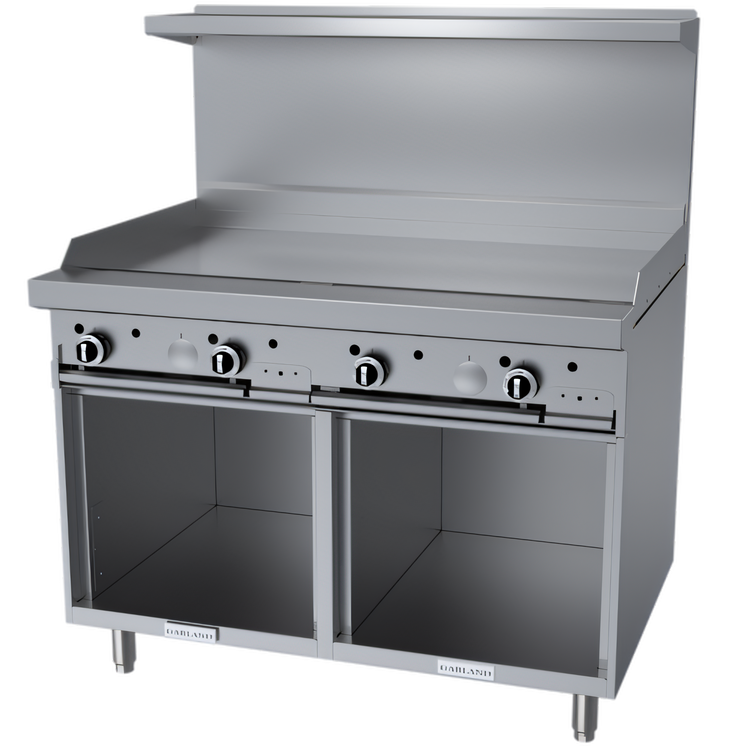 Product image #1 for Garland G Starfire Pro 48-Inch Gas Griddle Top Restaurant Range with Storage Base