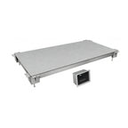 Thumbnail image #1 for Hatco CSSBFX-48-S Built-In Flush-Top Remote Refrigerated Shelf, Simulated Stone, 48-Inch