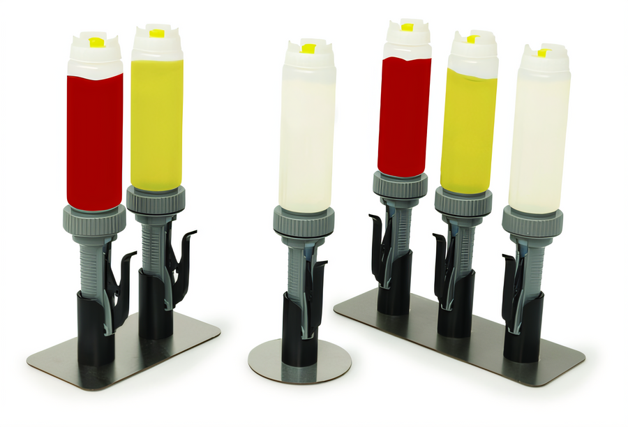 Product image #1 for Nemco powered by Asept Triple Portion Pump Kit with Stand and 3 FIFO Bottles