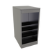 Thumbnail image #1 for Glastender 18-Inch Open Front Back Bar Liquor Display Cabinet with 3 Steps and LED Lighting