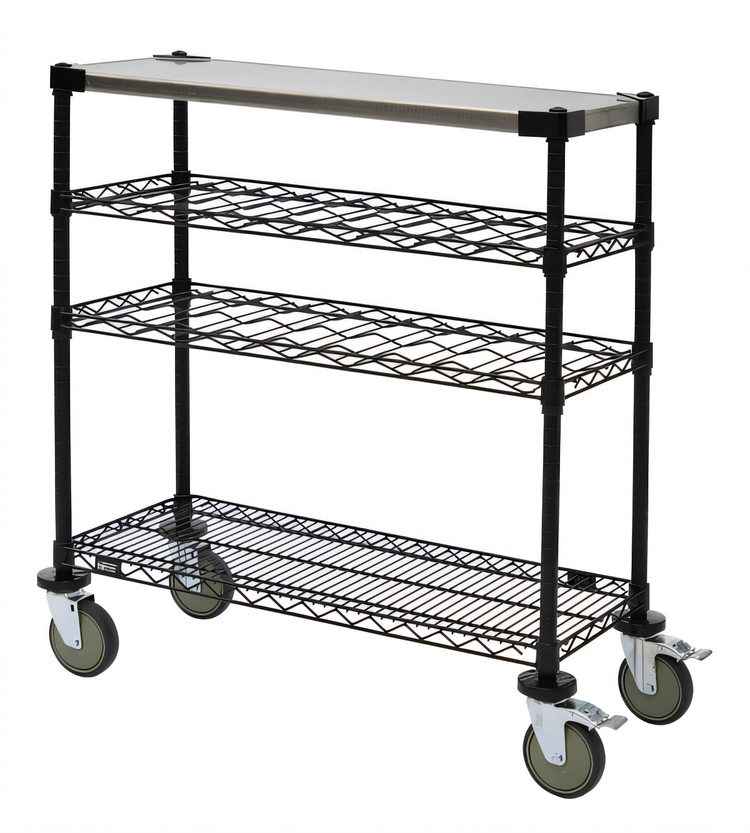 Product image #1 for Quantum 36-Inch Wine Display/Worktable Cart with 1200 lb Capacity