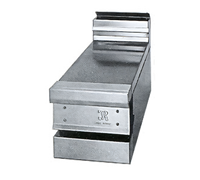 Titan Heavy Duty 12-Inch Modular Spreader Plate Range with 6-Inch Solid Plate Shelf
