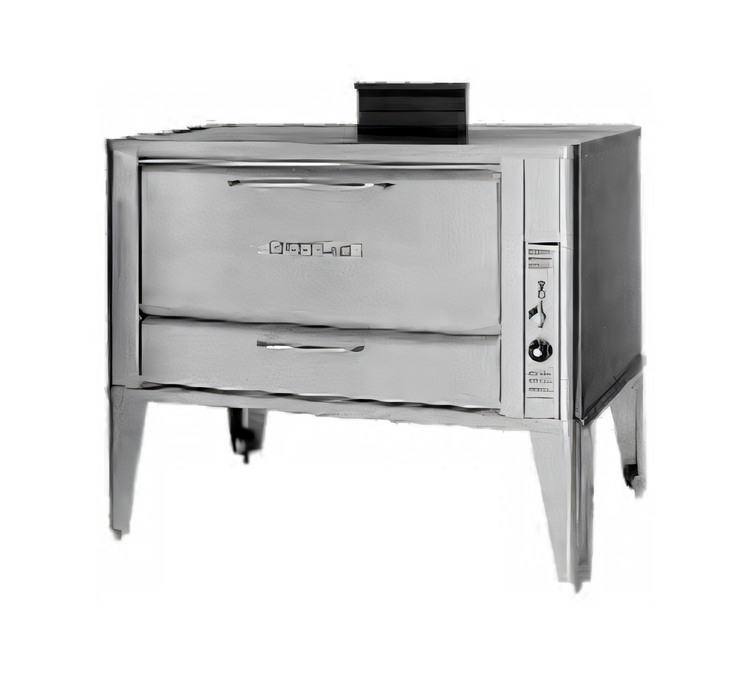 Product image #1 for Blodgett 966 DOUBLE Double-Deck Gas Deck Oven with 42 x 32 Inch Cooking Surface