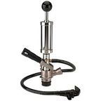 Thumbnail image #1 for Micro Matic USA 751-033 U-System Party Pump with Pressure Relief Valve, 4-Inch Chrome-Plated Pump, for Guinness/Harp