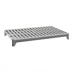 Thumbnail image #2 for Cambro Camshelving® Premium CPSK2142V4480 4-Shelf Vented Polymer Shelf Kit, 21"D x 42"W, Speckled Gray