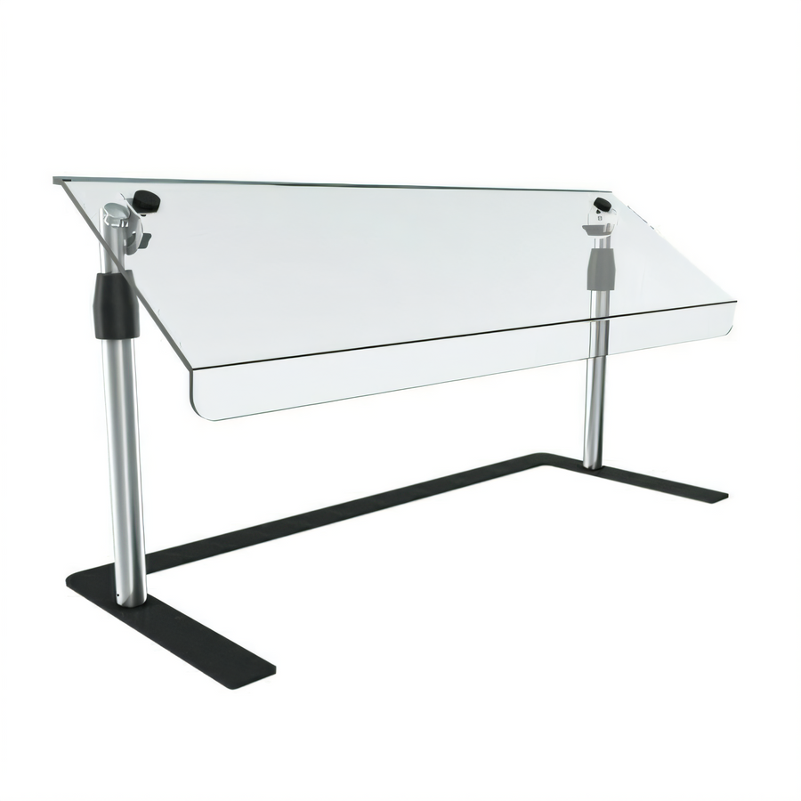 Product image #1 for Vollrath 36-Inch Single-Sided Mobile Countertop Breathguard Sneeze Guard