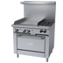 Thumbnail image #1 for Garland G Starfire Pro 36-Inch Gas Restaurant Range with 2 Open Burners, 24-Inch Griddle, and Standard Oven