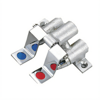 OptiFlow Dual Pedal Foot Valve Kit, Chrome Plated, Lead Free
