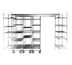 Thumbnail image #1 for Metro Top-Track 2-1/2 Ft High-Density Storage Track Set