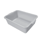Thumbnail image #1 for Thunder Group PLBT007W 1-Compartment Polyethylene Bus Box, White, 20-1/2" x 15-1/2" x 7"