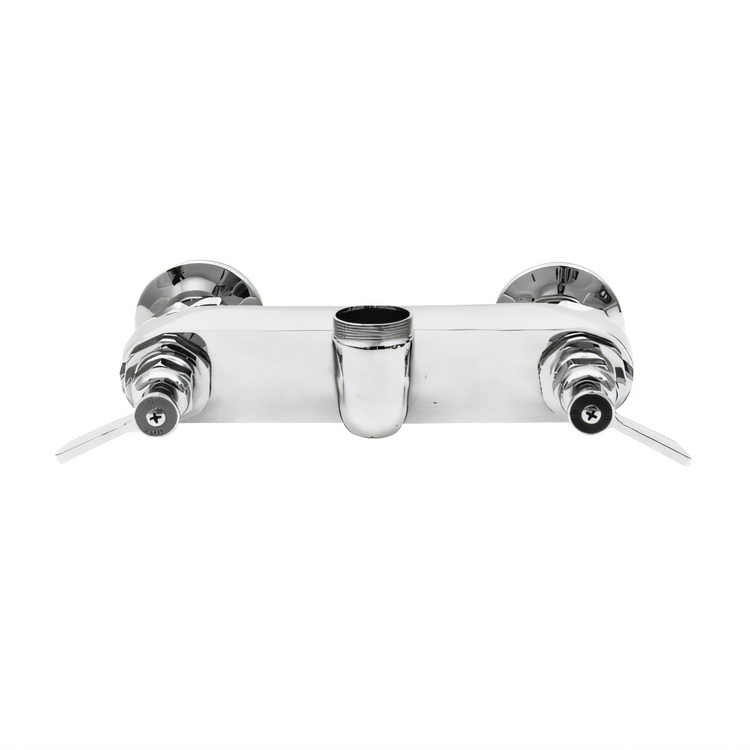Product image #1 for Fisher 5200 Wall-Mount Control Valve with 8-Inch Adjustable Centers, Swivel Outlet, and 3/4-Inch Inlet