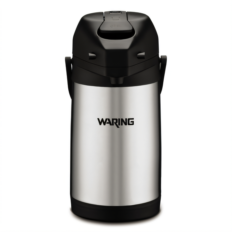 Product image #1 for Waring Café Deco 2.2 Liter Vacuum Insulated Stainless Steel Lever-Style Airpot