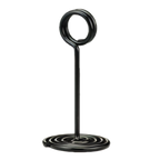 Thumbnail image #1 for American Metalcraft NSB12 12-Inch Black Metal Wire Loop Number Stand with Round Swirl Base Case of 36