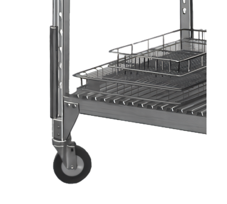 Product image #1 for Cres Cor Vertical Rack Post Bumpers for Pot Racks and Prep Tables, Non-Marking Gray Rubber