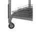 Thumbnail image #1 for Cres Cor Vertical Rack Post Bumpers for Pot Racks and Prep Tables, Non-Marking Gray Rubber