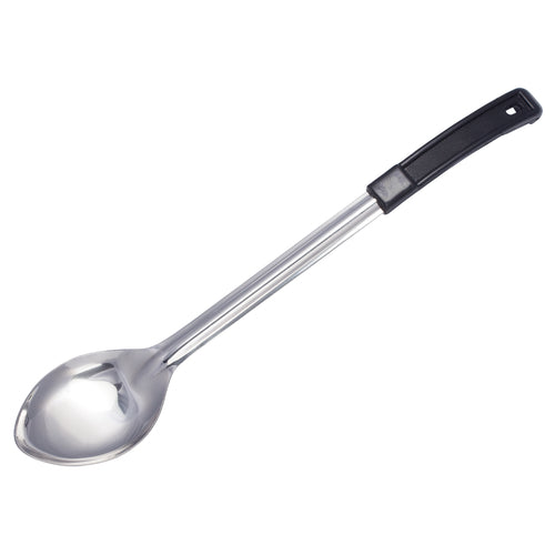 Product image #1 for Winco Prime 11-Inch Solid Basting Spoon with Black Stop-Hook ABS Handle