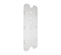 Crestware 1/3 Size Clear Polycarbonate Food Pan Drain Tray
