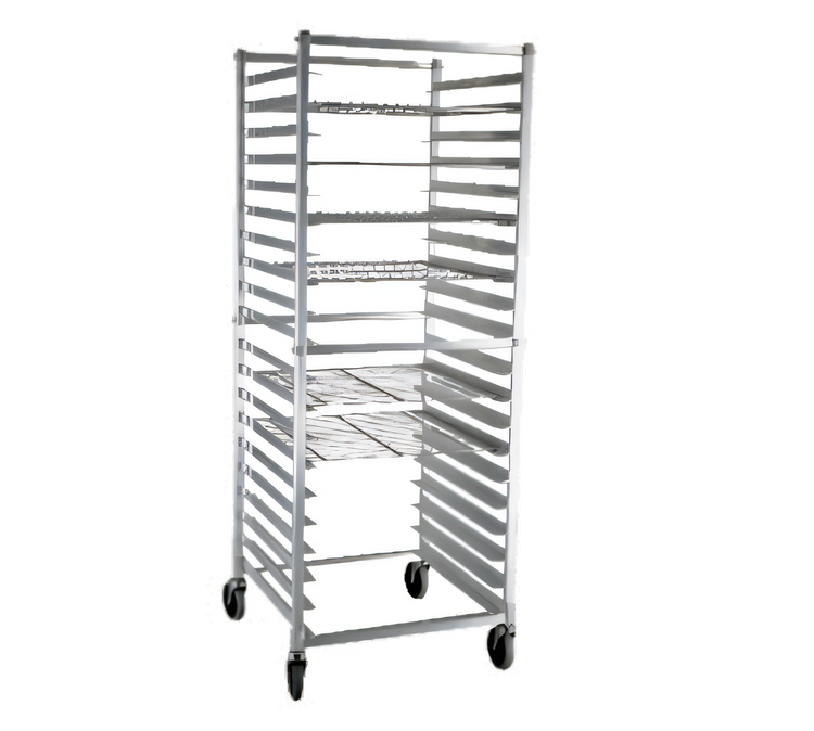 Product image #1 for New Age NS947KD Mobile Donut Screen Rack for 20 24 Inches x 24 Inches Screens