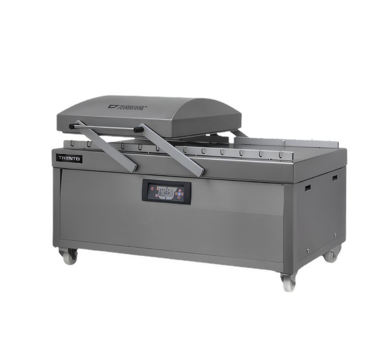 Product image #1 for Trento Turbovac Heavy-Duty Double Chamber Vacuum Packaging Machine, 4 x 32.22-Inch Seal Bars, 300 m³ Pump