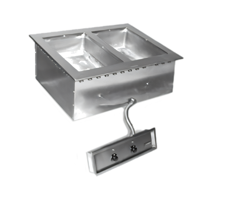 Product image #1 for Eagle Group SGDI-2-120T 2-Well Drop-In Electric Hot Food Well, Wet/Dry, 120V, No Drain