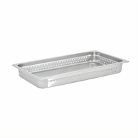Omcan USA Full-Size Perforated Stainless Steel Steam Table Pan, 2-1/2 Inch Deep