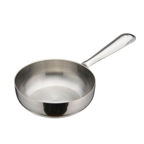 Product image #1 for Winco Stainless Steel Round Mini Fry Pan, 7 oz, 4-Inch Diameter