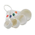 Thumbnail image #1 for Winco 4-Piece White BPA-Free Plastic Measuring Cup Set, 1/4 to 1 Cup