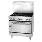 Thumbnail image #1 for Jade Range (Middleby) Bistro JBR-2-24G 36-Inch Gas Range, 2 Open Burners, 24-Inch Griddle, Cabinet Base