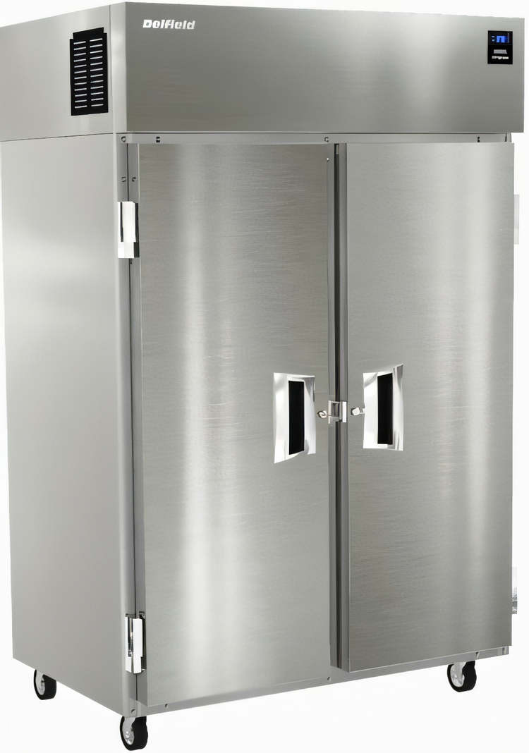 Product image #1 for Delfield 6051XL-S Two-Section Full-Height Solid Door Reach-In Refrigerator, 41.5 Cu. Ft.