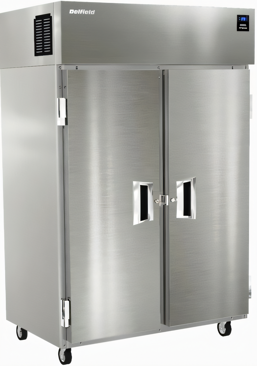Product image #1 for Delfield 6051XL-S Two-Section Full-Height Solid Door Reach-In Refrigerator, 41.5 Cu. Ft.