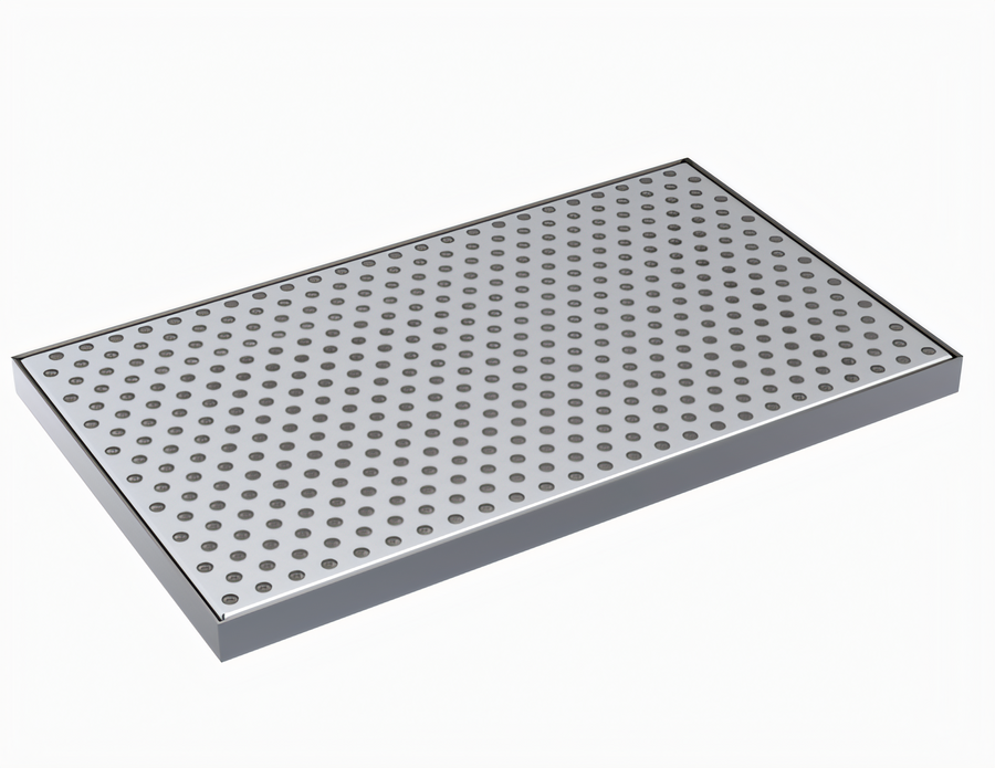Product image #1 for Krowne Brushed Stainless Steel Drip Tray, 13-1/2 Inches x 8 Inches
