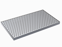 Krowne Brushed Stainless Steel Drip Tray, 13-1/2 Inches x 8 Inches