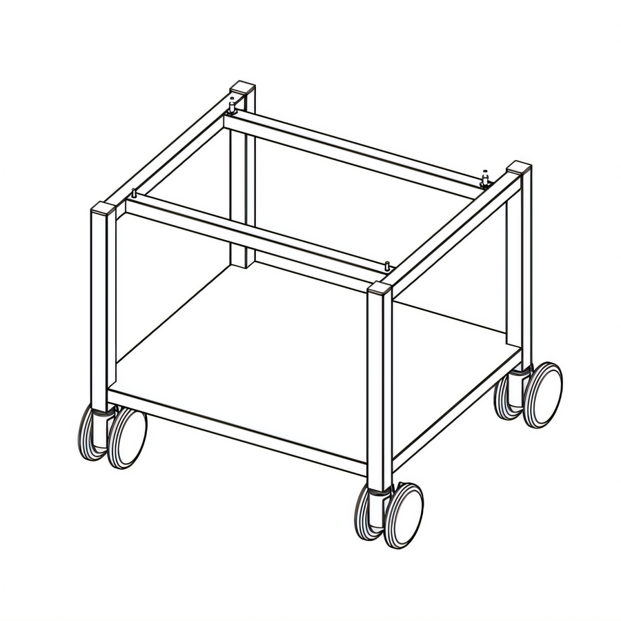Product image #1 for RATIONAL Stand I Mobile Oven Stand with Casters for XS on XS Combi-Duo