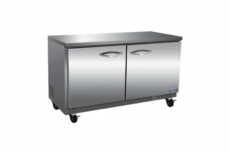 Product image #1 for IKON Refrigeration IUC36F Two-Section Undercounter Freezer, 7.7 Cu. Ft., 36-Inch Wide, Stainless Steel, 115V