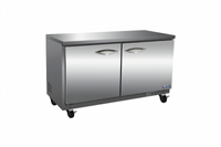 IKON Refrigeration IUC36F Two-Section Undercounter Freezer, 7.7 Cu. Ft., 36-Inch Wide, Stainless Steel, 115V
