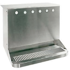 Thumbnail image #1 for Micro Matic USA SB620 6-Faucet Underbar Glycol-Cooled Draft Beer Dispenser Shell, Brushed Stainless Steel