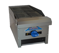 Comstock-Castle ERB12 Countertop Gas Char-Broiler, 12-Inch x 20-Inch, 30,000 BTU