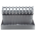 Thumbnail image #1 for Micro Matic USA Kronos KRONOS-10SSKRGR Wall-Mounted 10-Faucet Glycol-Cooled Draft Tower with Glass Rinser and Drip Tray