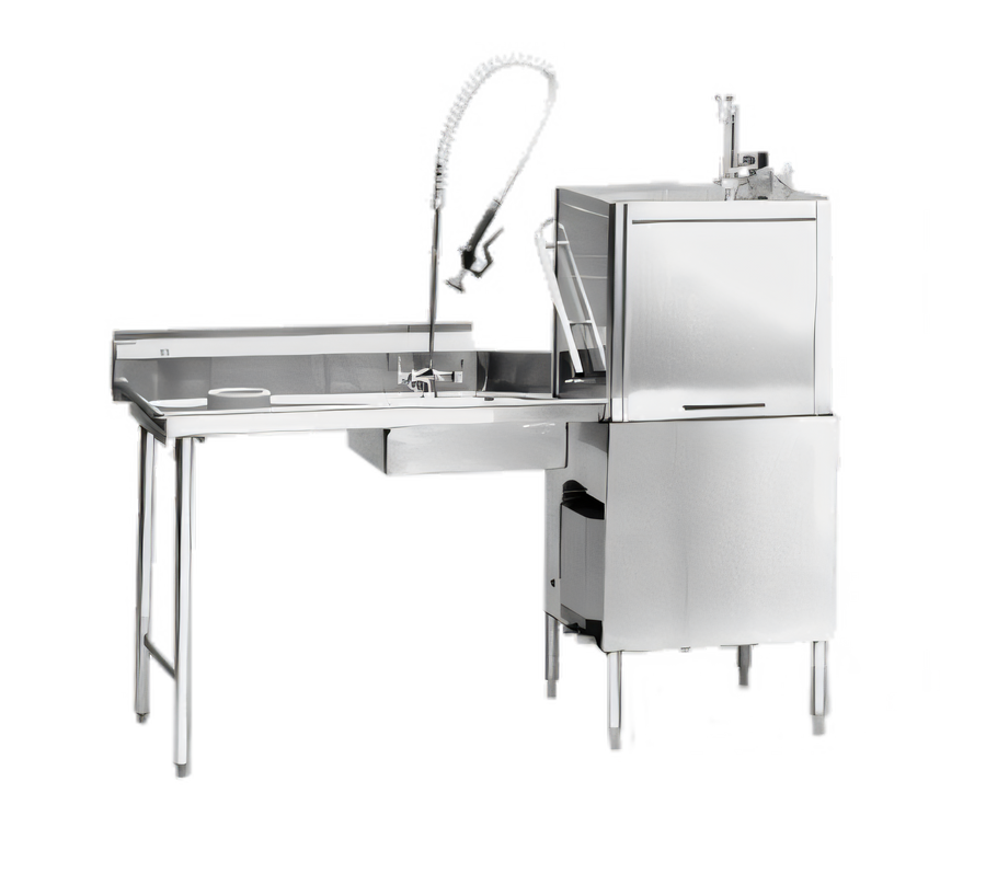 Product image #1 for Eagle Group 96-Inch Straight Soiled Dishtable with Left-to-Right Operation and Pre-Rinse Sink