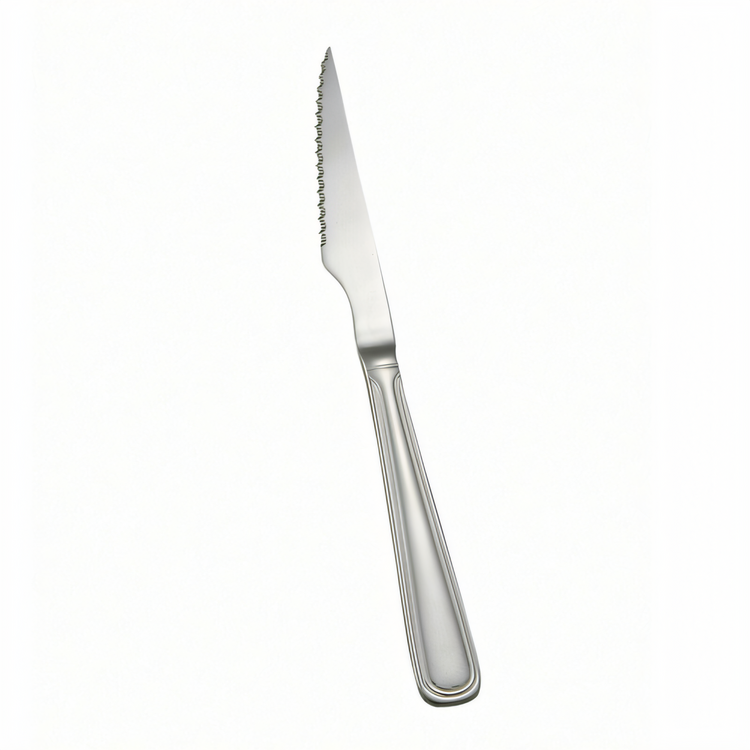 Product image #1 for Winco Shangarila 8-7/8 Inch Extra Heavy Weight Steak Knife, 18/8 Stainless Steel, Pointed Tip, Mirror Finish