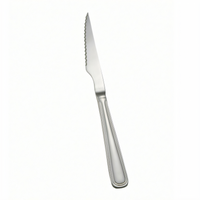 Winco Shangarila 8-7/8 Inch Extra Heavy Weight Steak Knife, 18/8 Stainless Steel, Pointed Tip, Mirror Finish