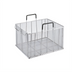 Thumbnail image #1 for Stainless Steel Fine Mesh Rectangular Pasta Basket with PVC Handle