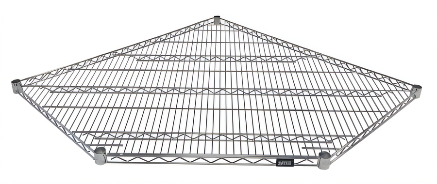 Product image #1 for Quantum 42 x 24 Inch 5-Sided Chrome-Plated Wire Shelf for 24-Inch Deep Adjacent Units