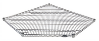 Quantum 42 x 24 Inch 5-Sided Chrome-Plated Wire Shelf for 24-Inch Deep Adjacent Units